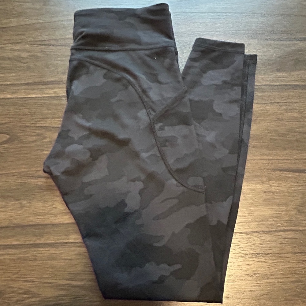 Lululemon Black Urban Camo Leggings